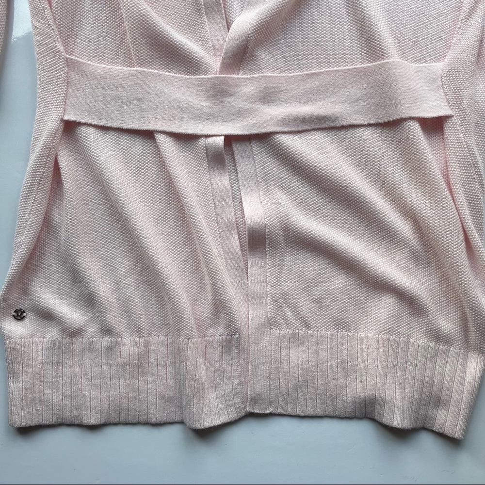 Lululemon Sincerely Yours Sweater / Size 10 / Pink Glow Cashlu Relaxed - Picture 8 of 10